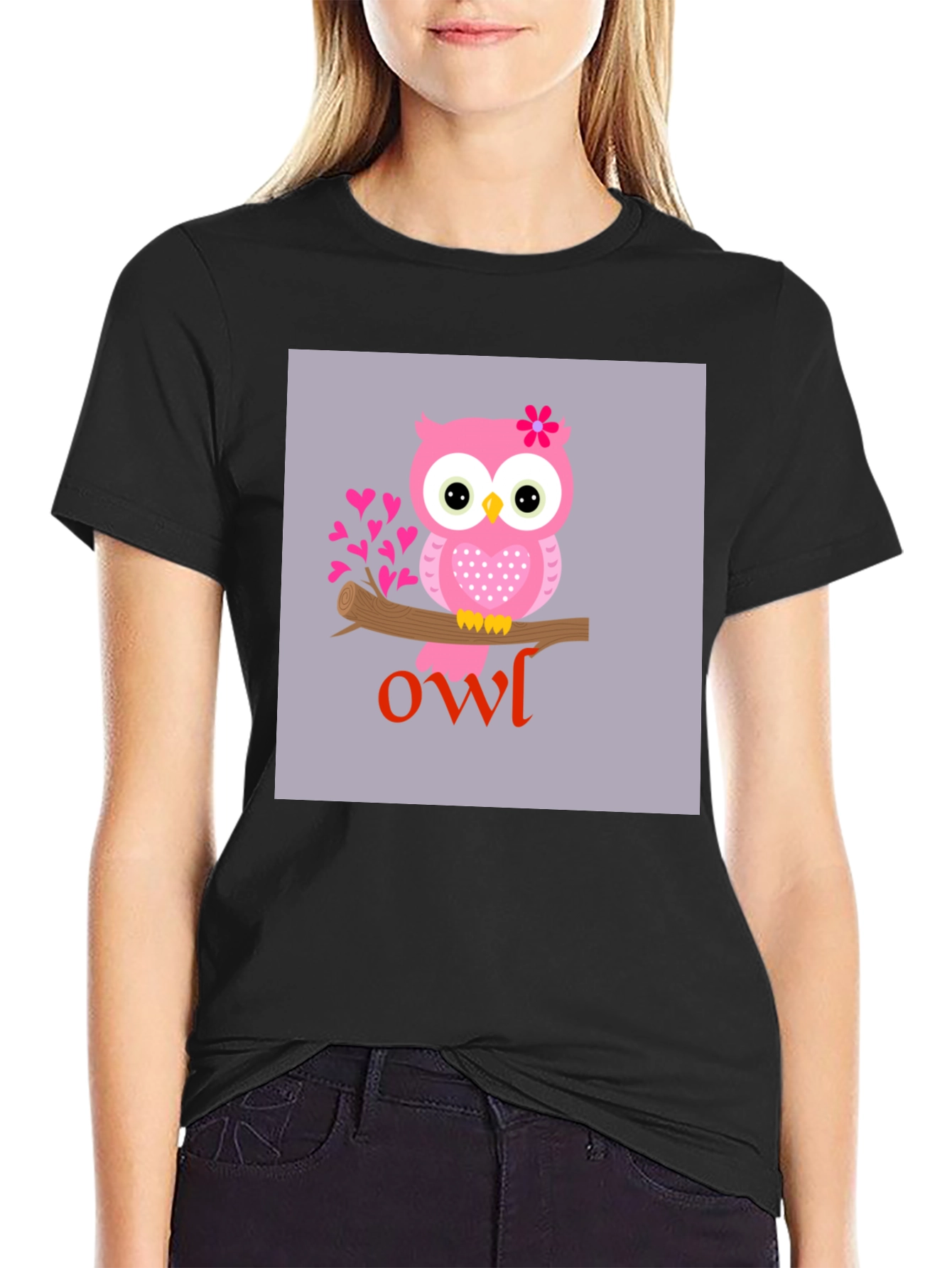 Cute Owl Graphic T-Shirt - Unisex Style