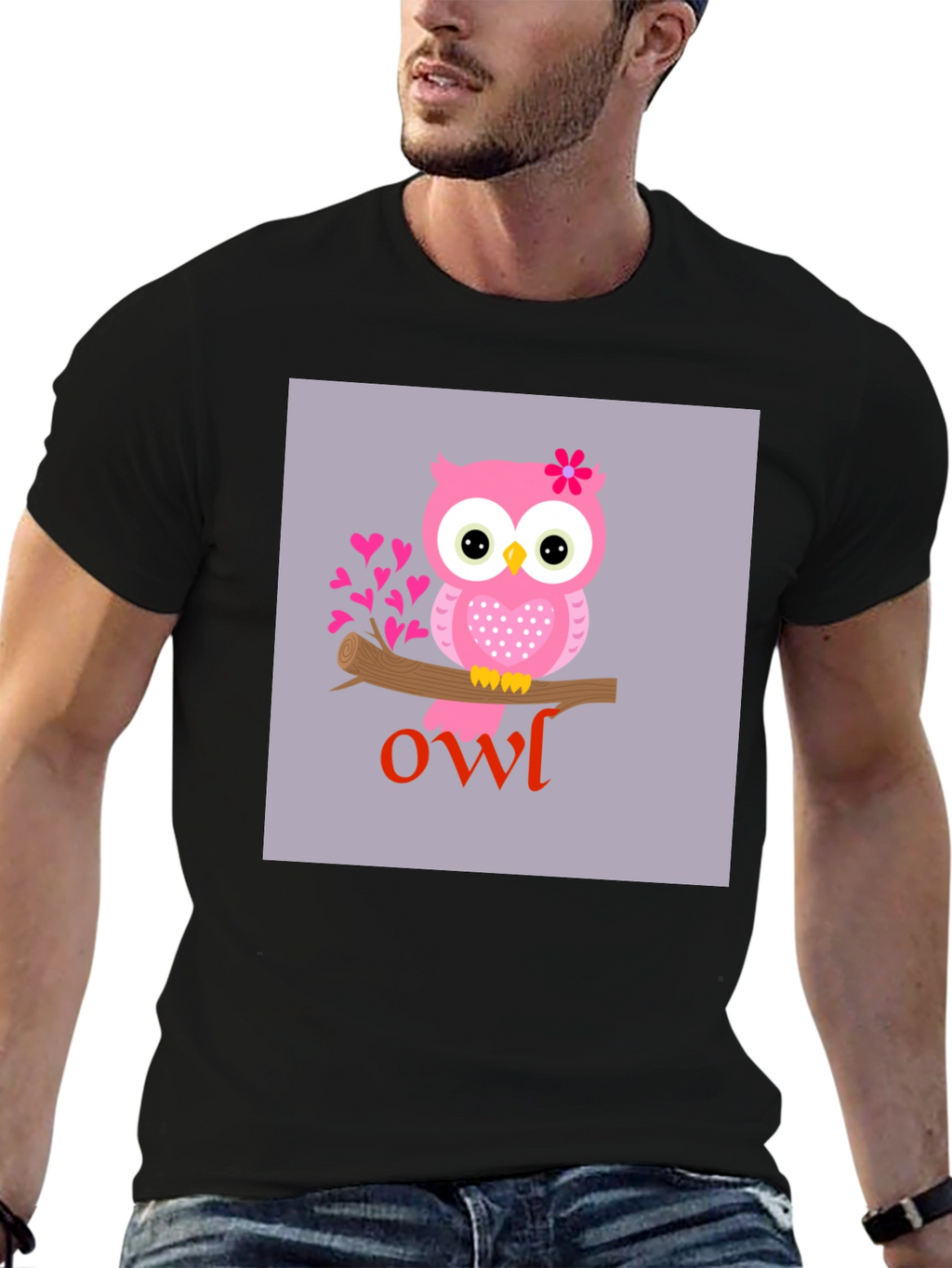 Cute Owl Graphic T-Shirt - Unisex Style
