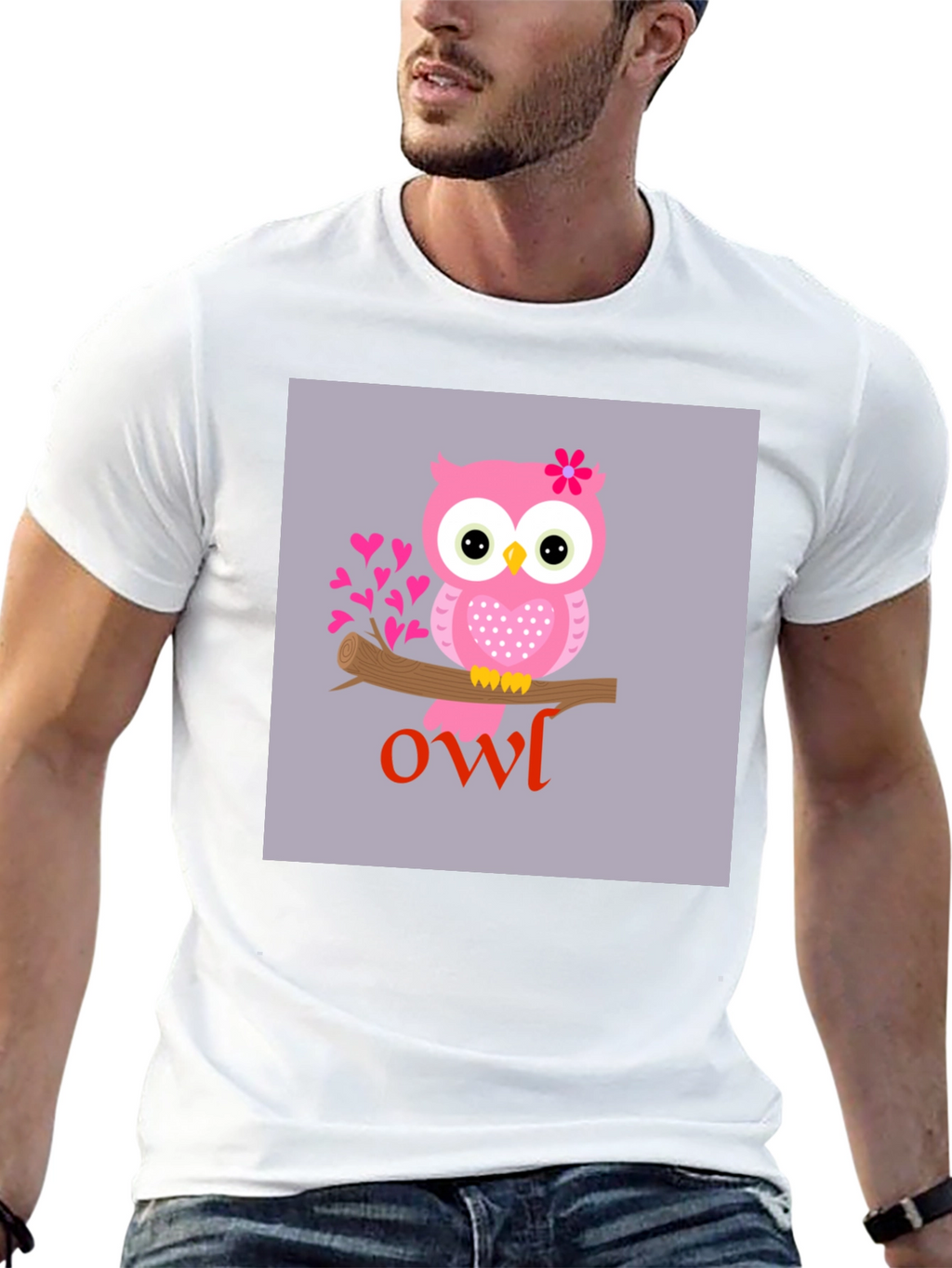 Cute Owl Graphic T-Shirt - Unisex Style