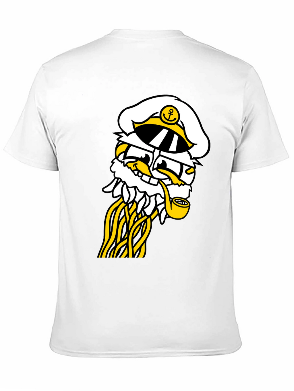 Captain Cartoon T-Shirt - Black Cotton Blend