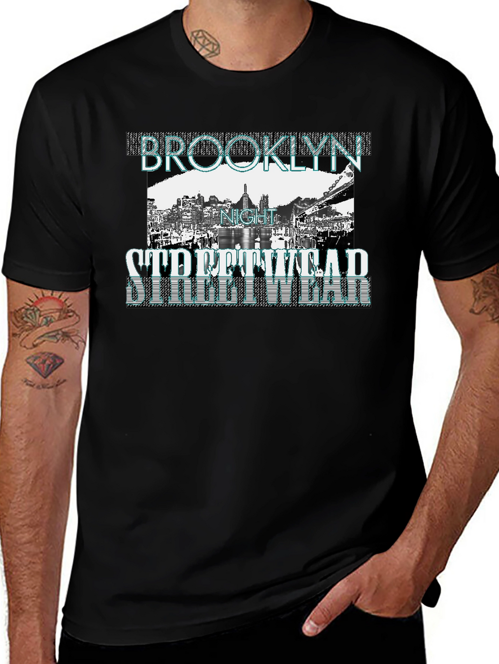 Brooklyn Night Streetwear Graphic Tee