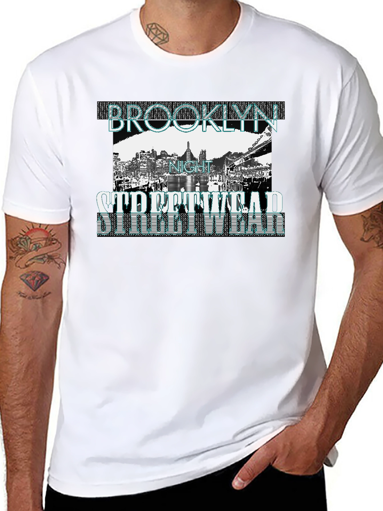 Brooklyn Night Streetwear Graphic Tee
