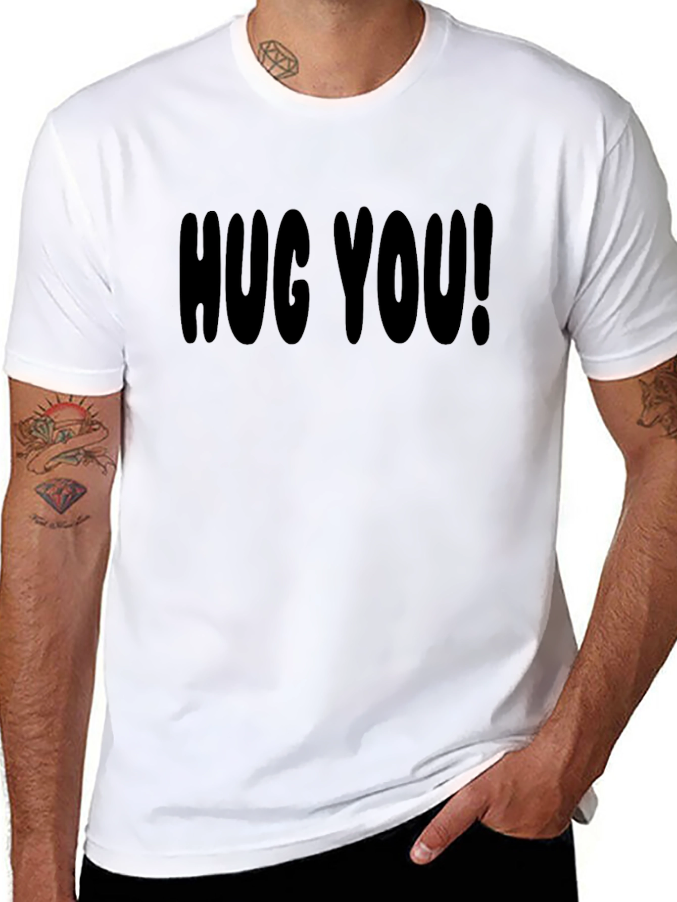 HUG YOU! Graphic T-Shirt - Soft Cotton Tee