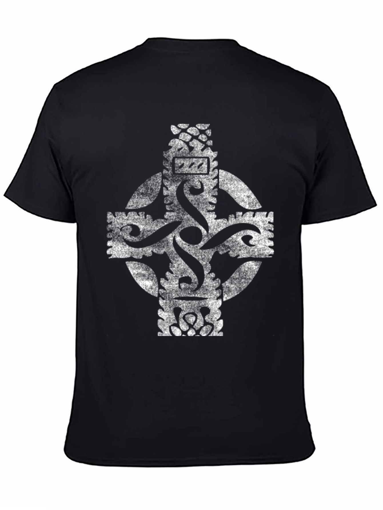 Celtic Cross Graphic Print Mens T-Shirt