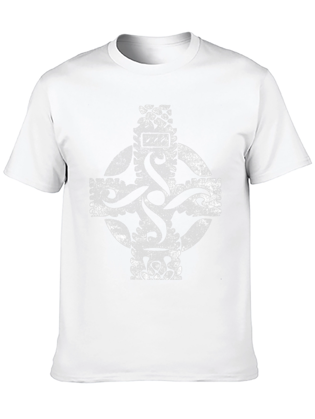 Celtic Cross Graphic Print Mens T-Shirt