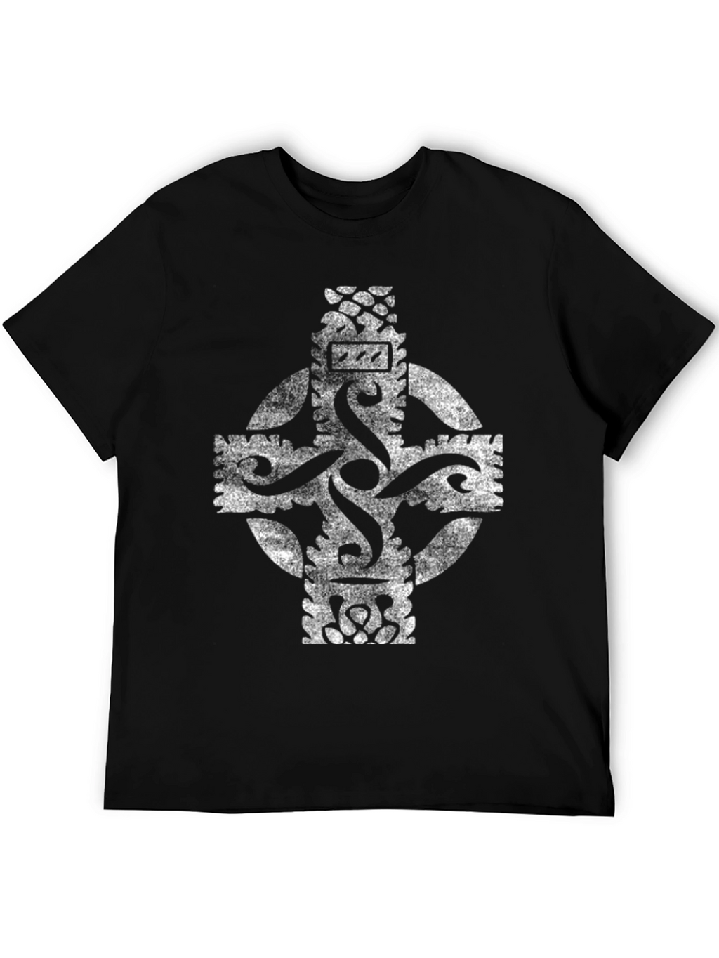 Celtic Cross Graphic Print Mens T-Shirt