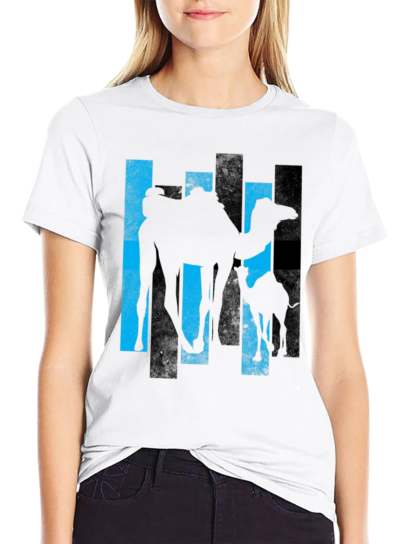 Camel Silhouette Graphic Tee - Mens Black T-Shirt