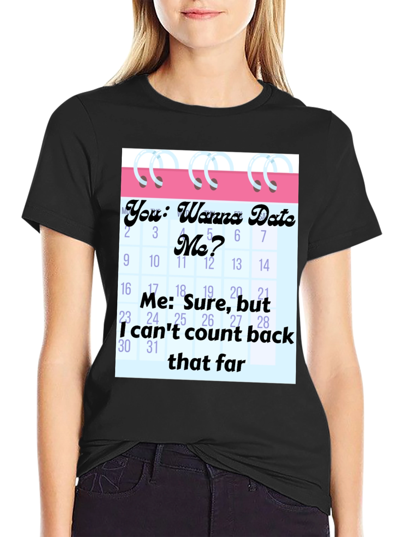 Funny Dating Calendar Mens Graphic Tee