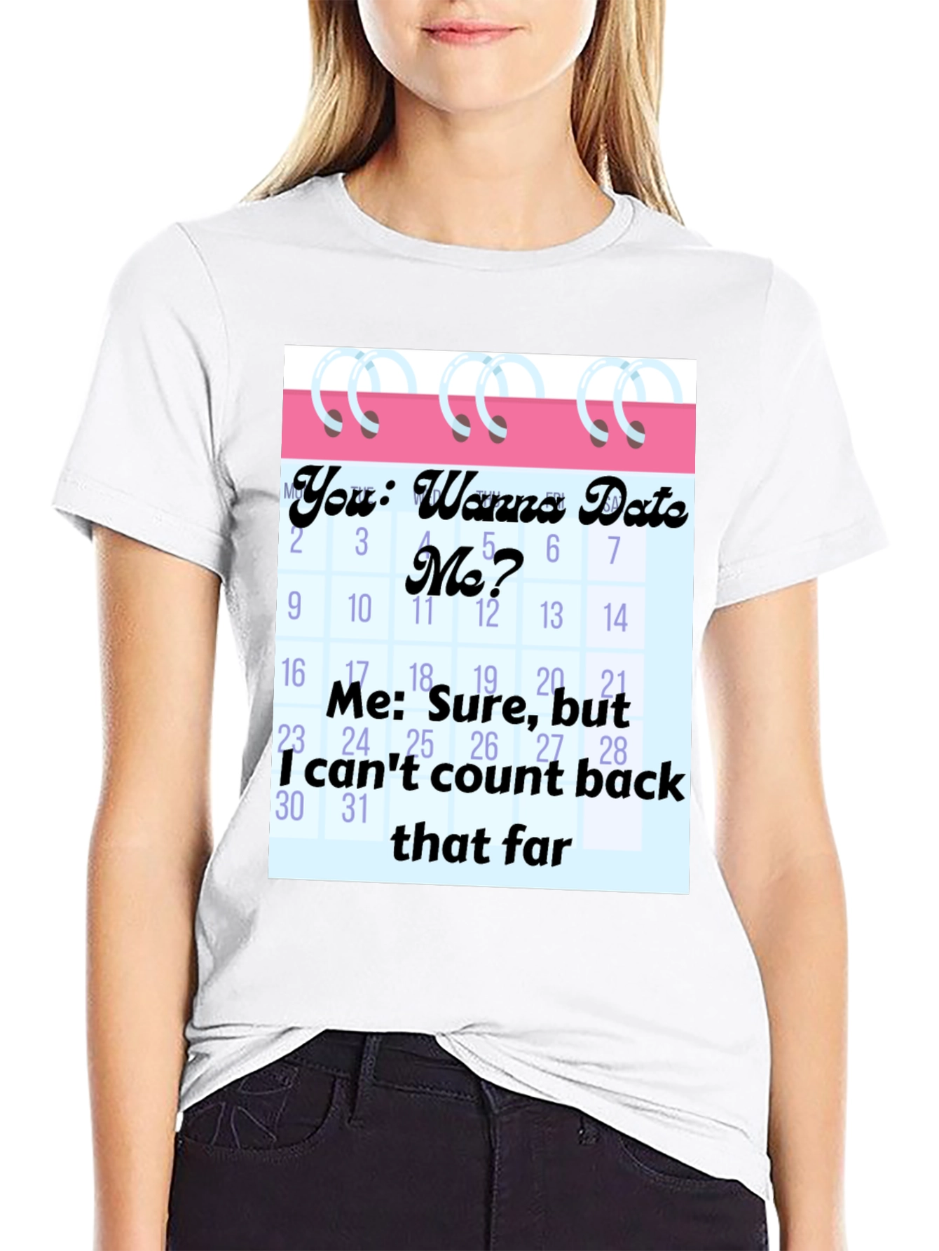 Funny Dating Calendar Mens Graphic Tee