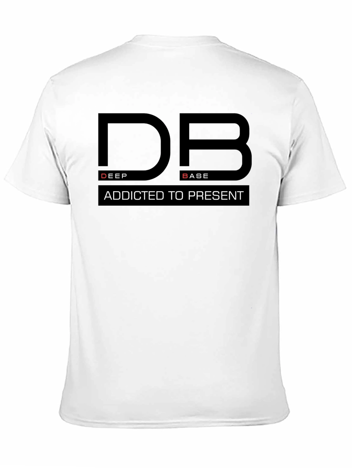 Deep Base Addicted to Present Black T-Shirt