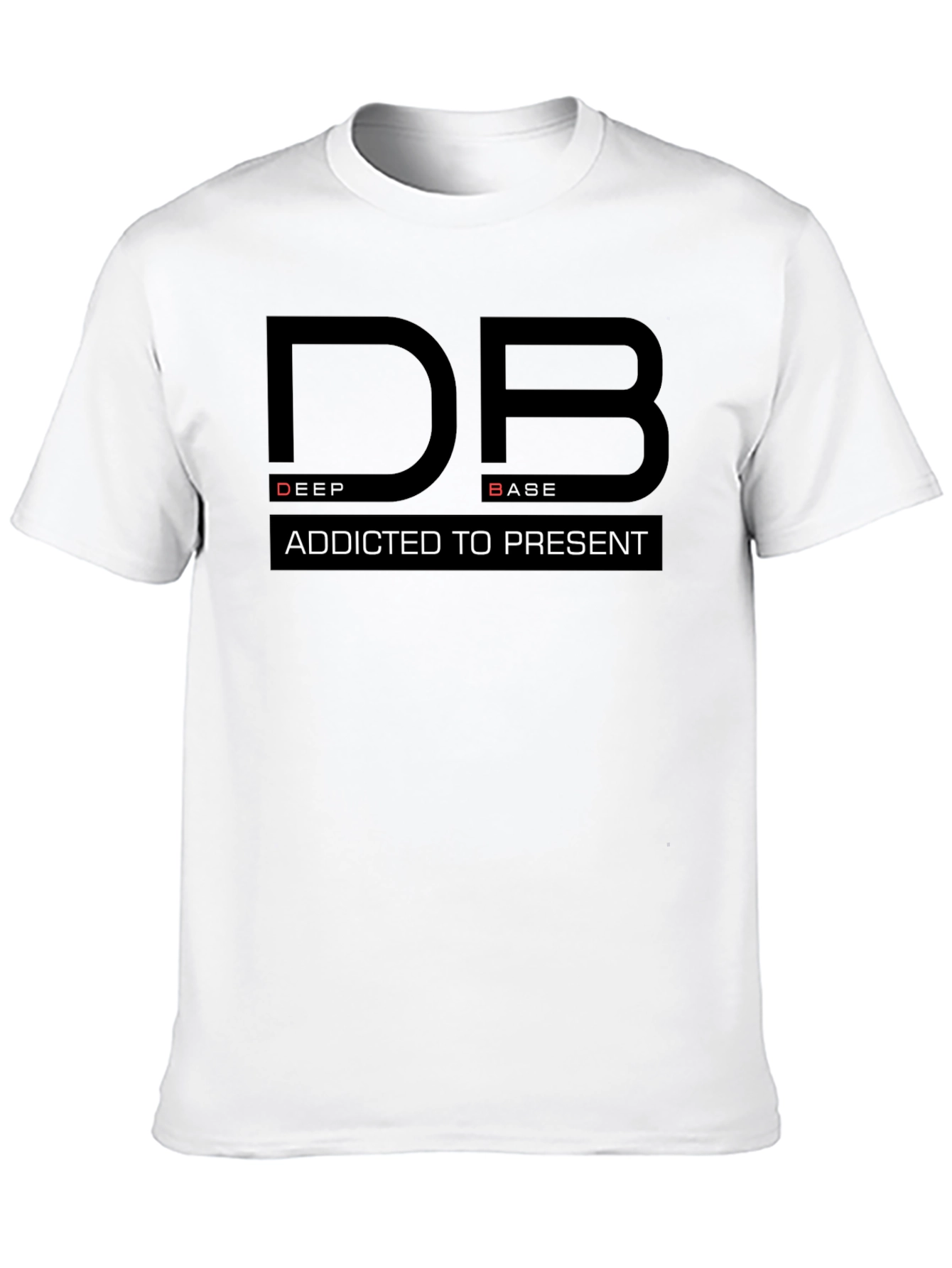 Deep Base Addicted to Present Black T-Shirt