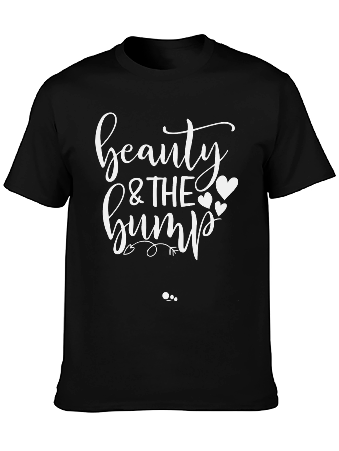 Beauty & The Bump Maternity Tee - Stylish Mom-to-Be