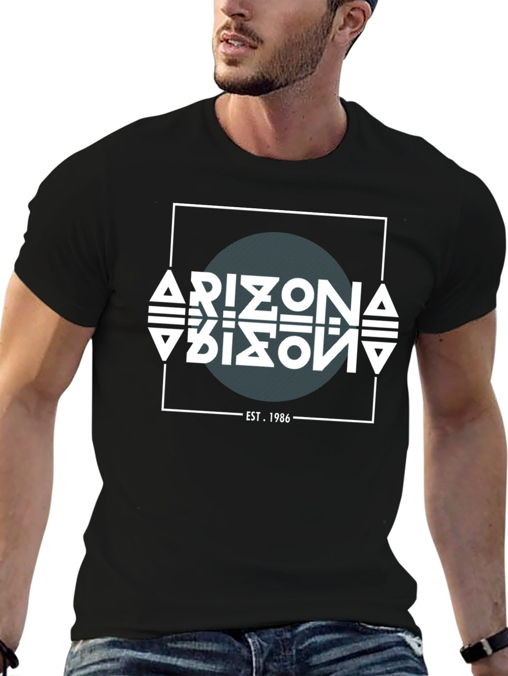 Arizona Bison Graphic Tee - Black