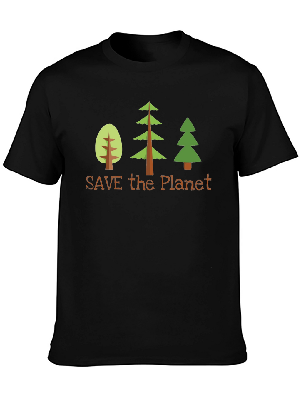 Save the Planet Graphic Tee - Black