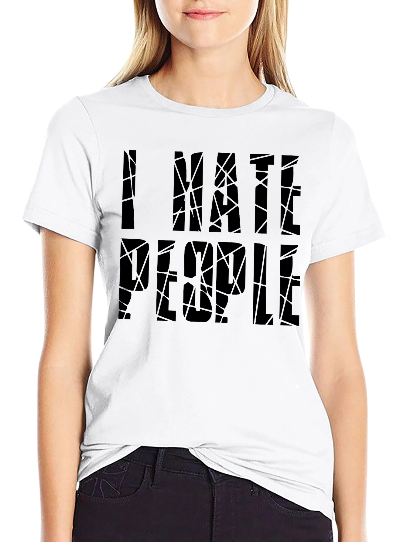 I Hate People Graphic Tee - Dark Humor T-Shirt