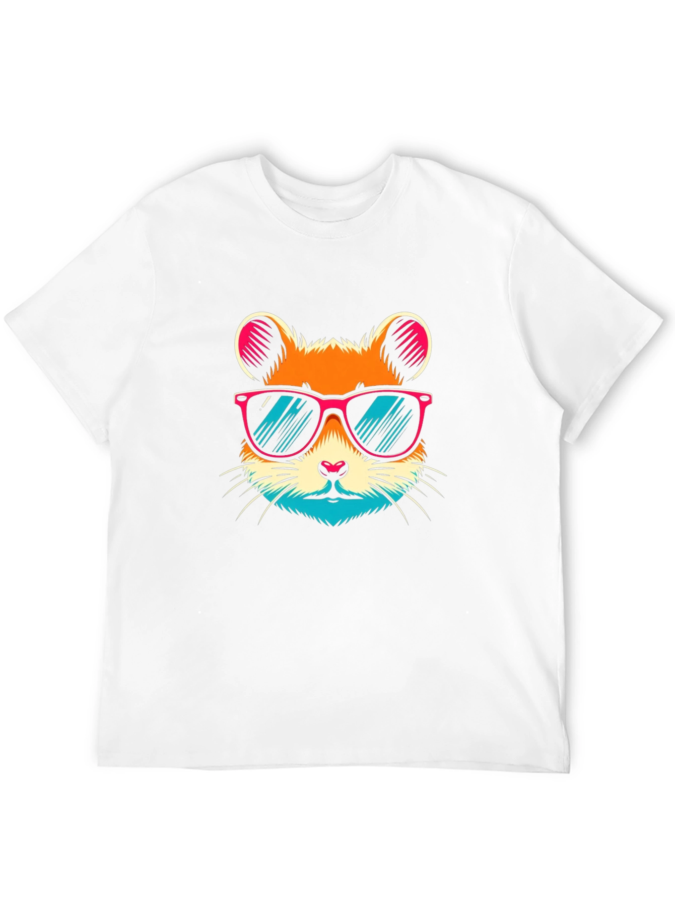 Cool Hamster Graphic Tee - Black Unisex T-Shirt