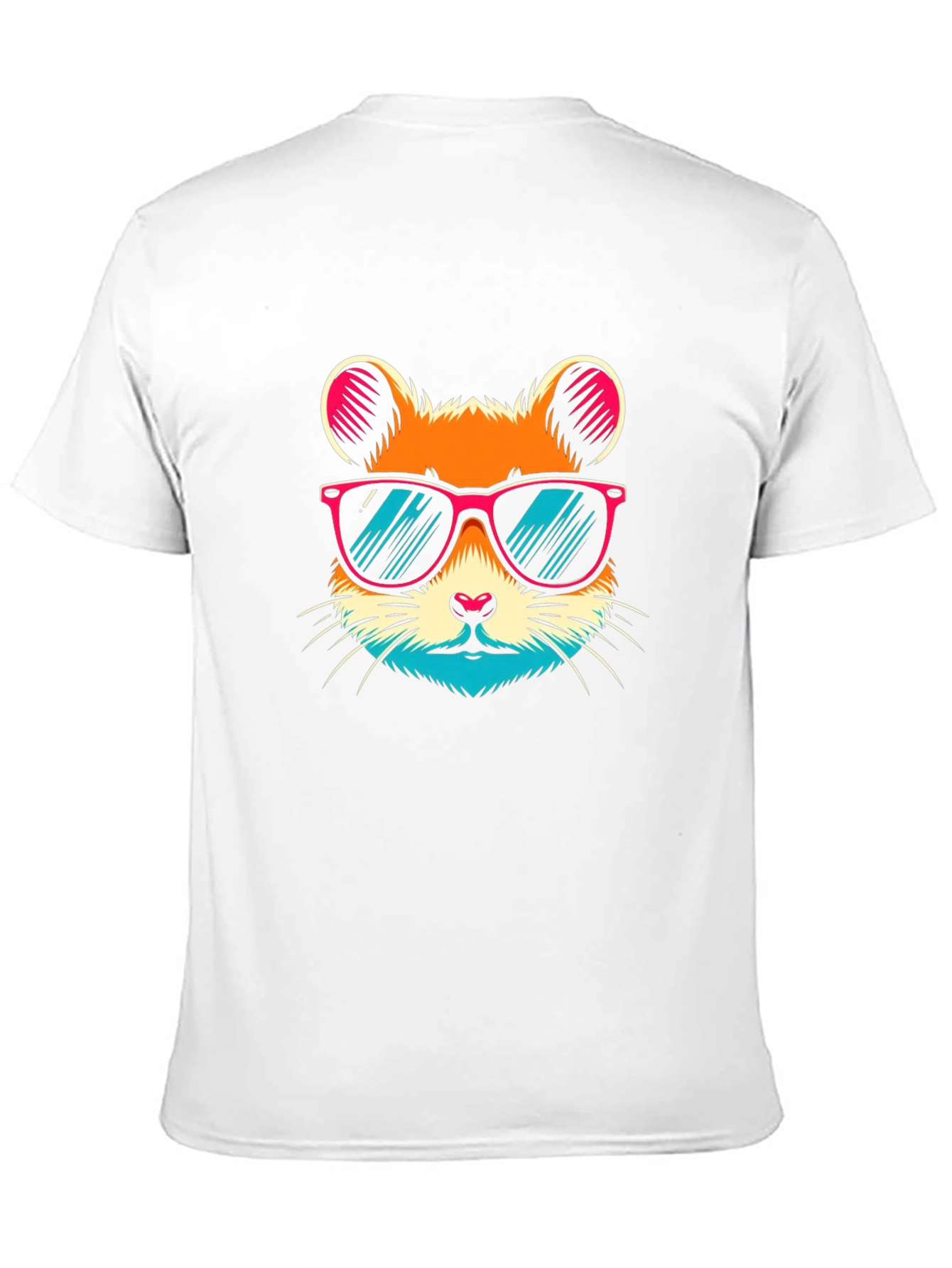 Cool Hamster Graphic Tee - Black Unisex T-Shirt