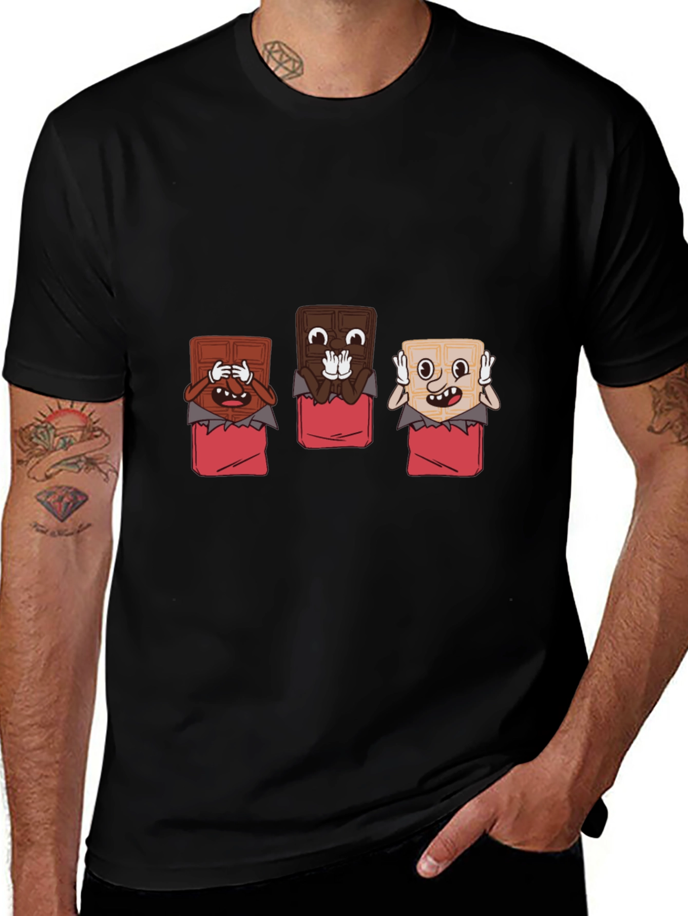 Chocolate See No Evil T-Shirt