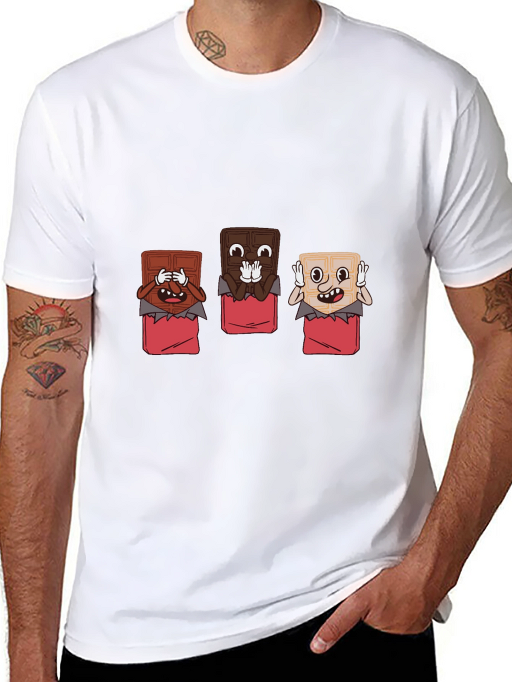 Chocolate See No Evil T-Shirt