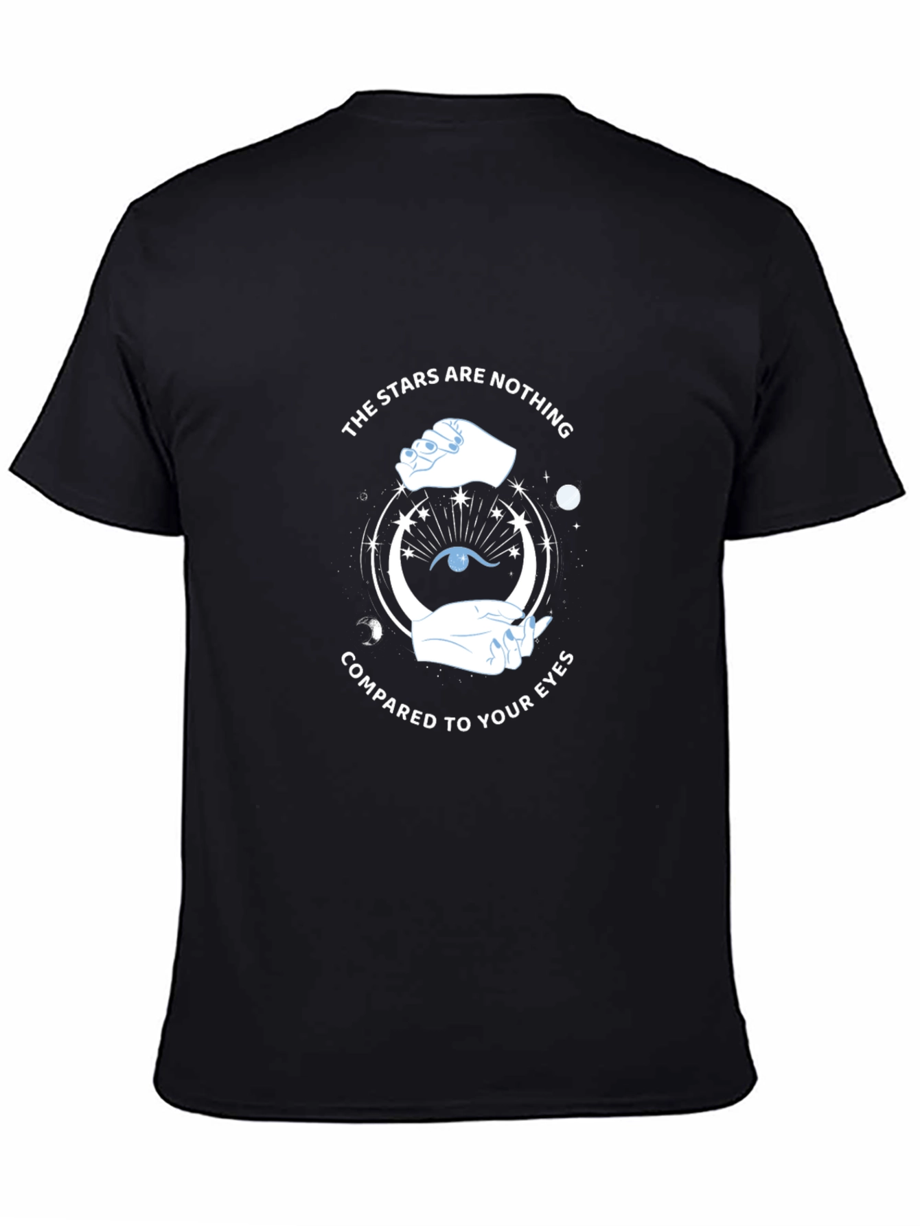 Celestial Eye Graphic Tee - Stars Compared to Your Eyes