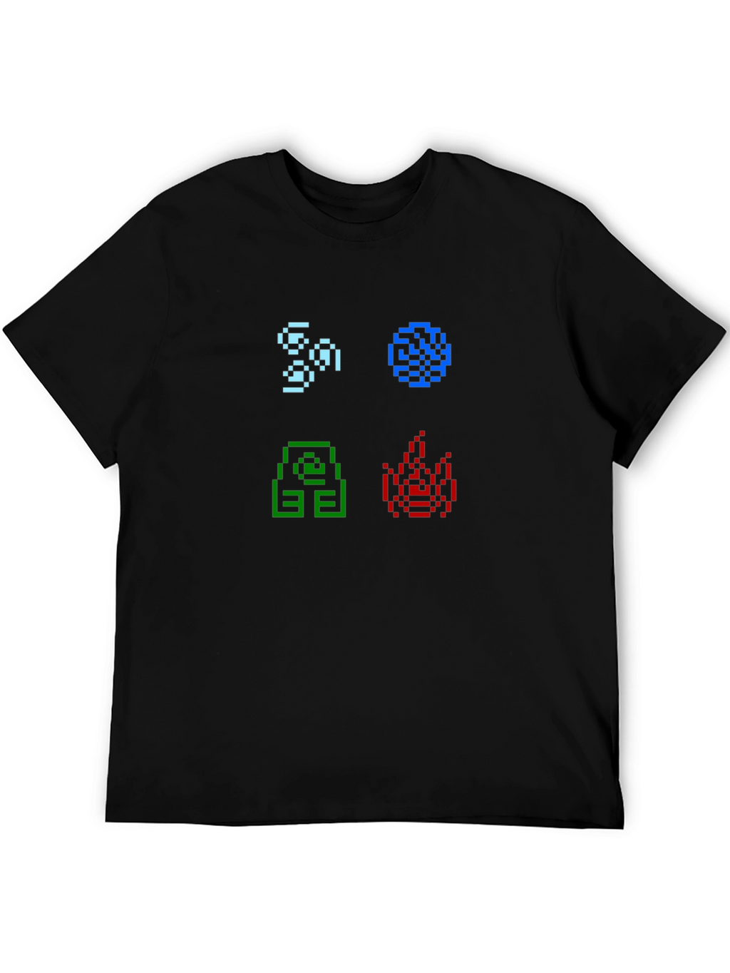 Elemental Pixel Art T-Shirt