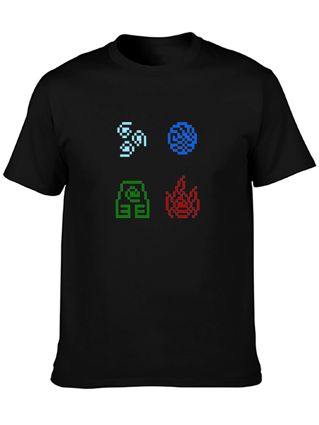 Elemental Pixel Art T-Shirt