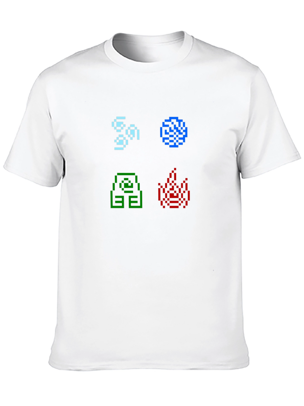 Elemental Pixel Art T-Shirt