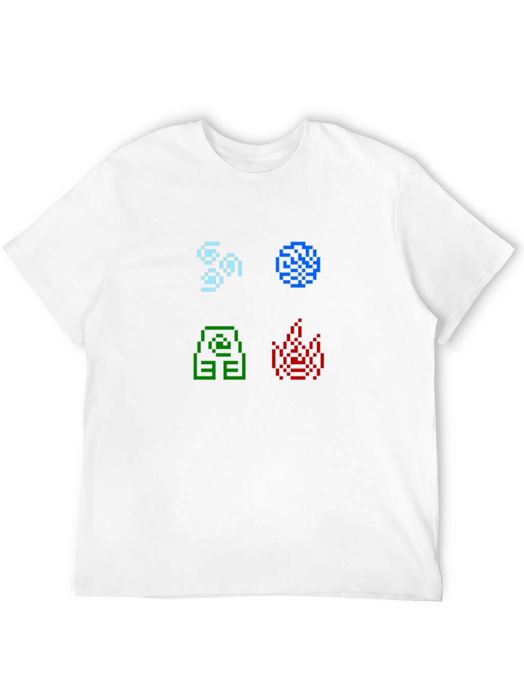 Elemental Pixel Art T-Shirt