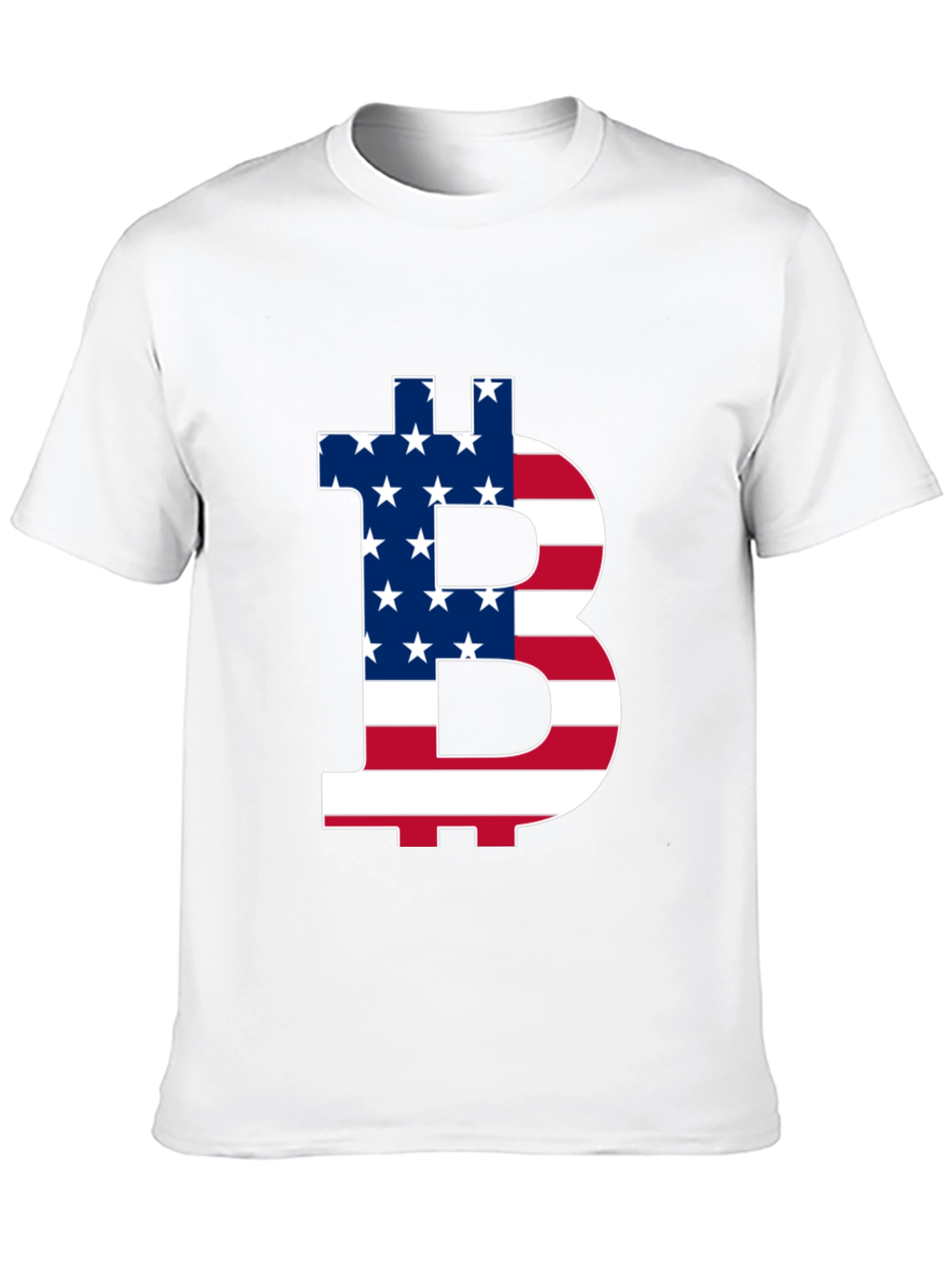 American Flag Bitcoin T-Shirt