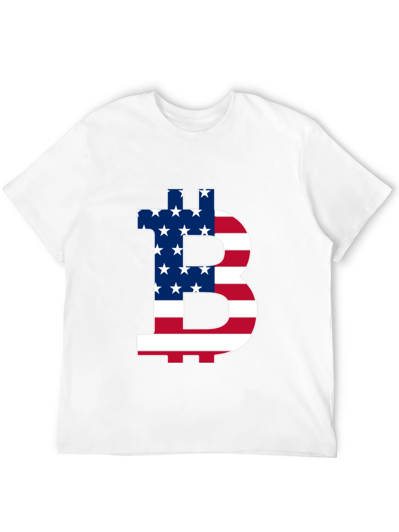 American Flag Bitcoin T-Shirt
