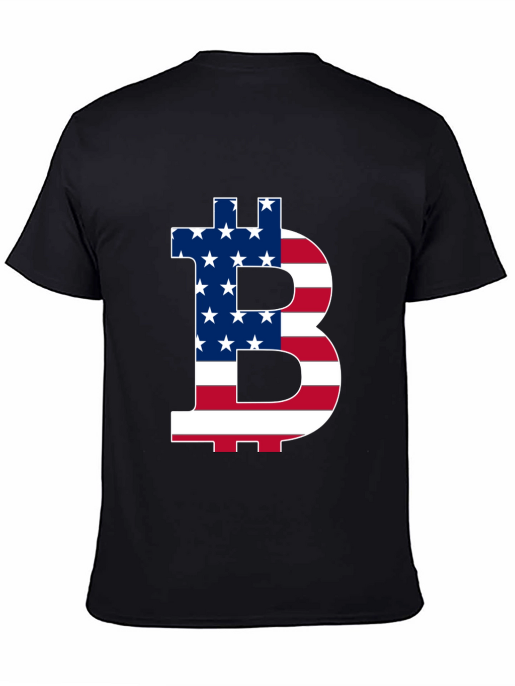 American Flag Bitcoin T-Shirt