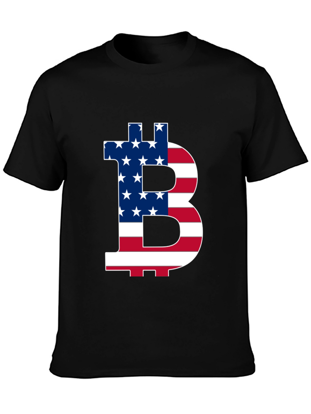 American Flag Bitcoin T-Shirt