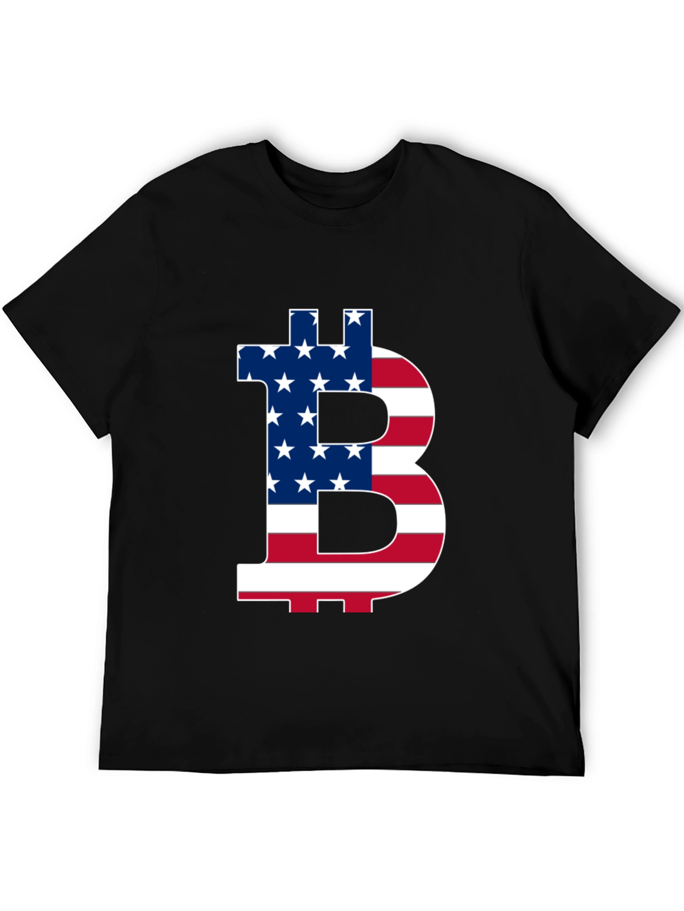 American Flag Bitcoin T-Shirt