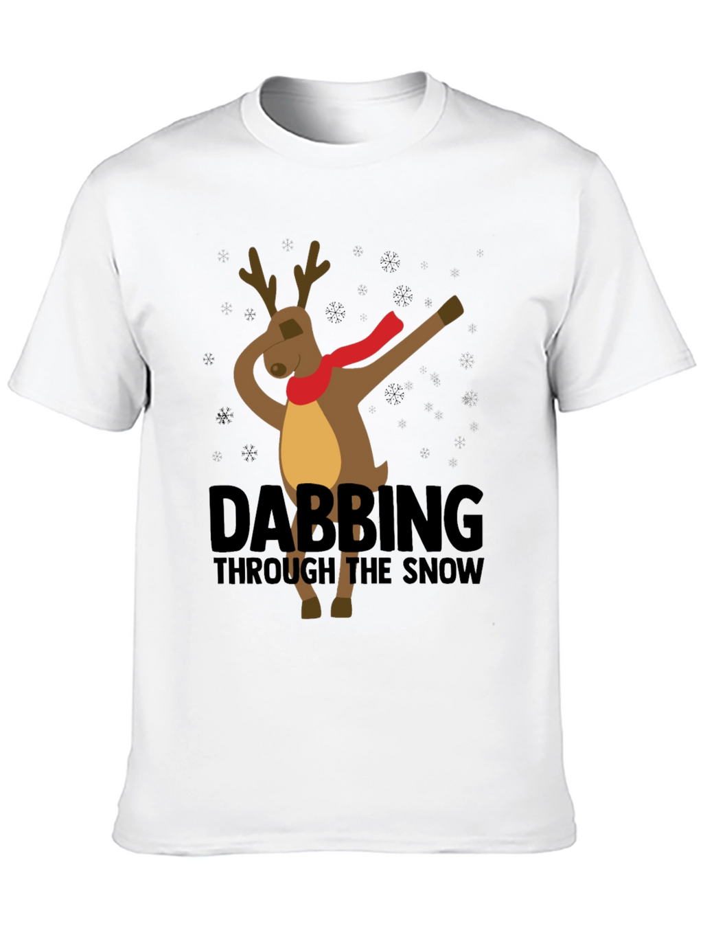 Dabbing Reindeer Christmas T-Shirt