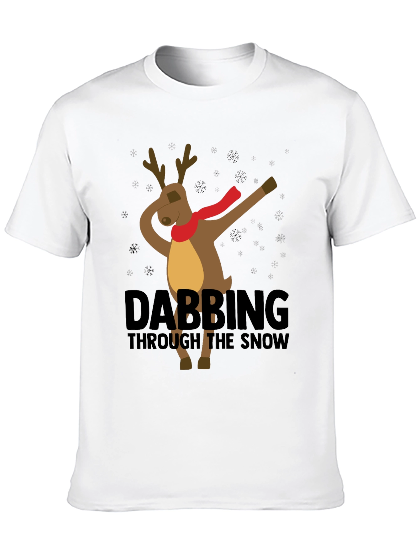 Dabbing Reindeer Christmas T-Shirt