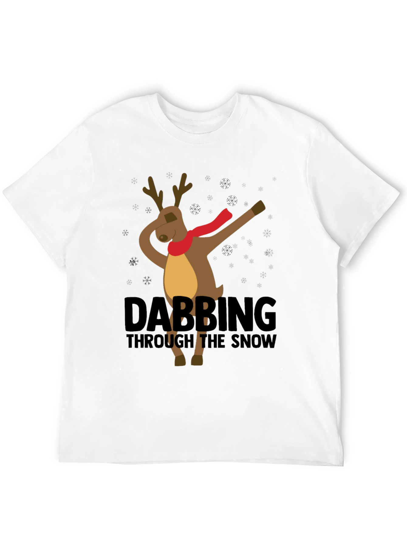 Dabbing Reindeer Christmas T-Shirt
