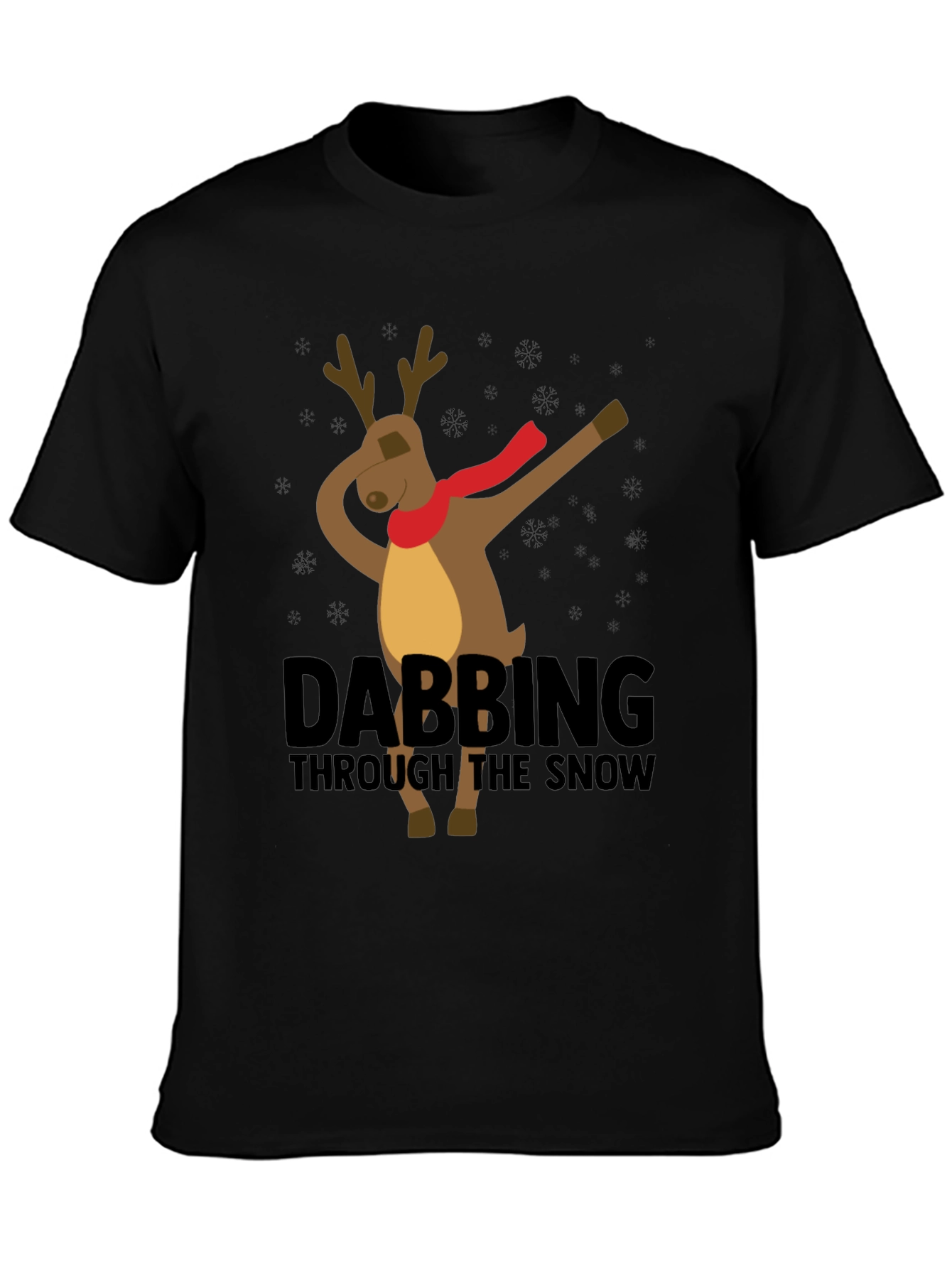 Dabbing Reindeer Christmas T-Shirt