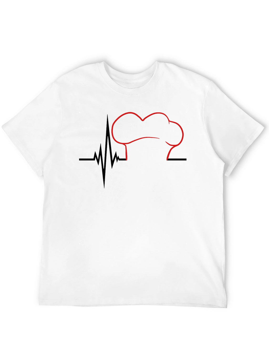 Chefs Heartbeat Graphic Tee - Black