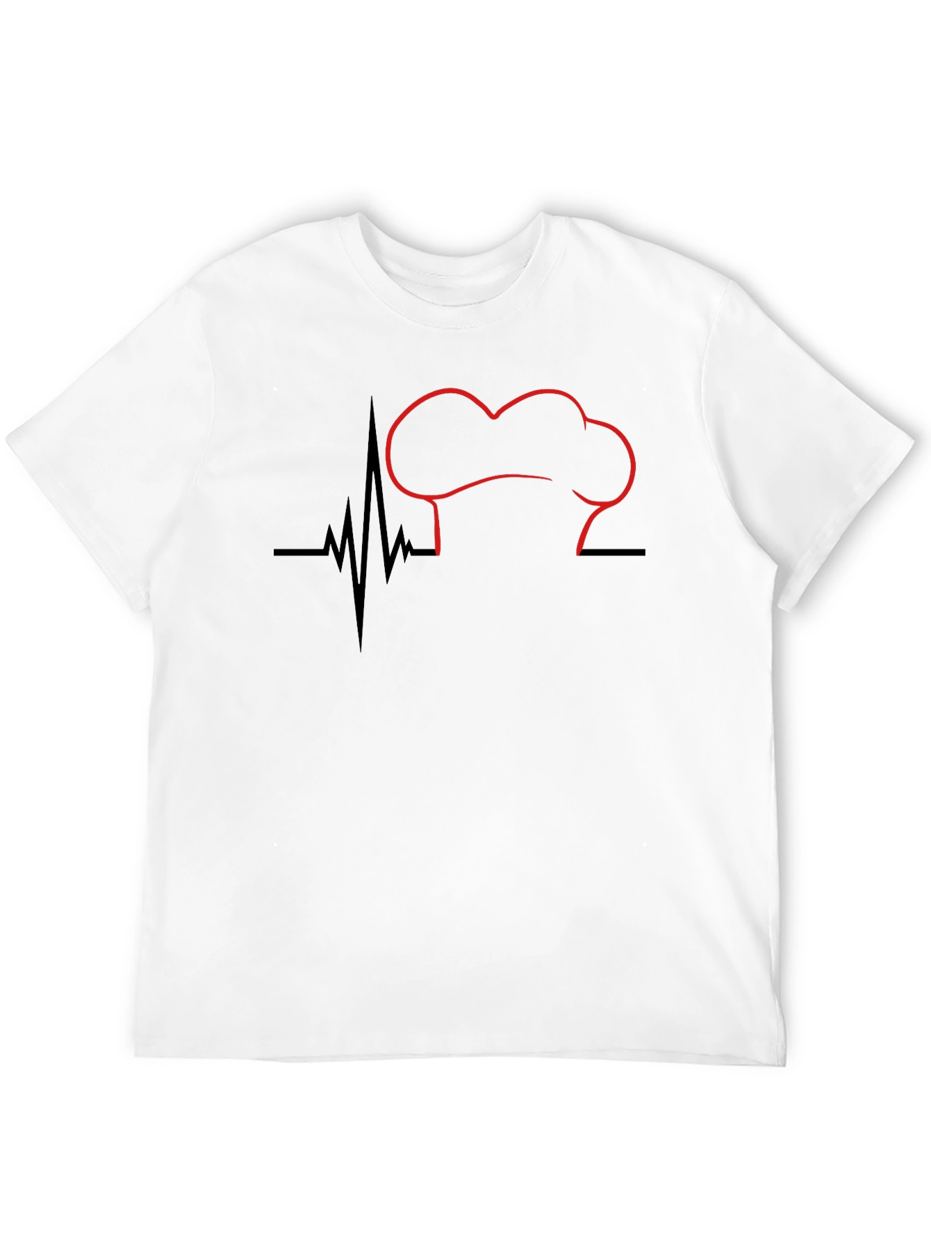 Chefs Heartbeat Graphic Tee - Black