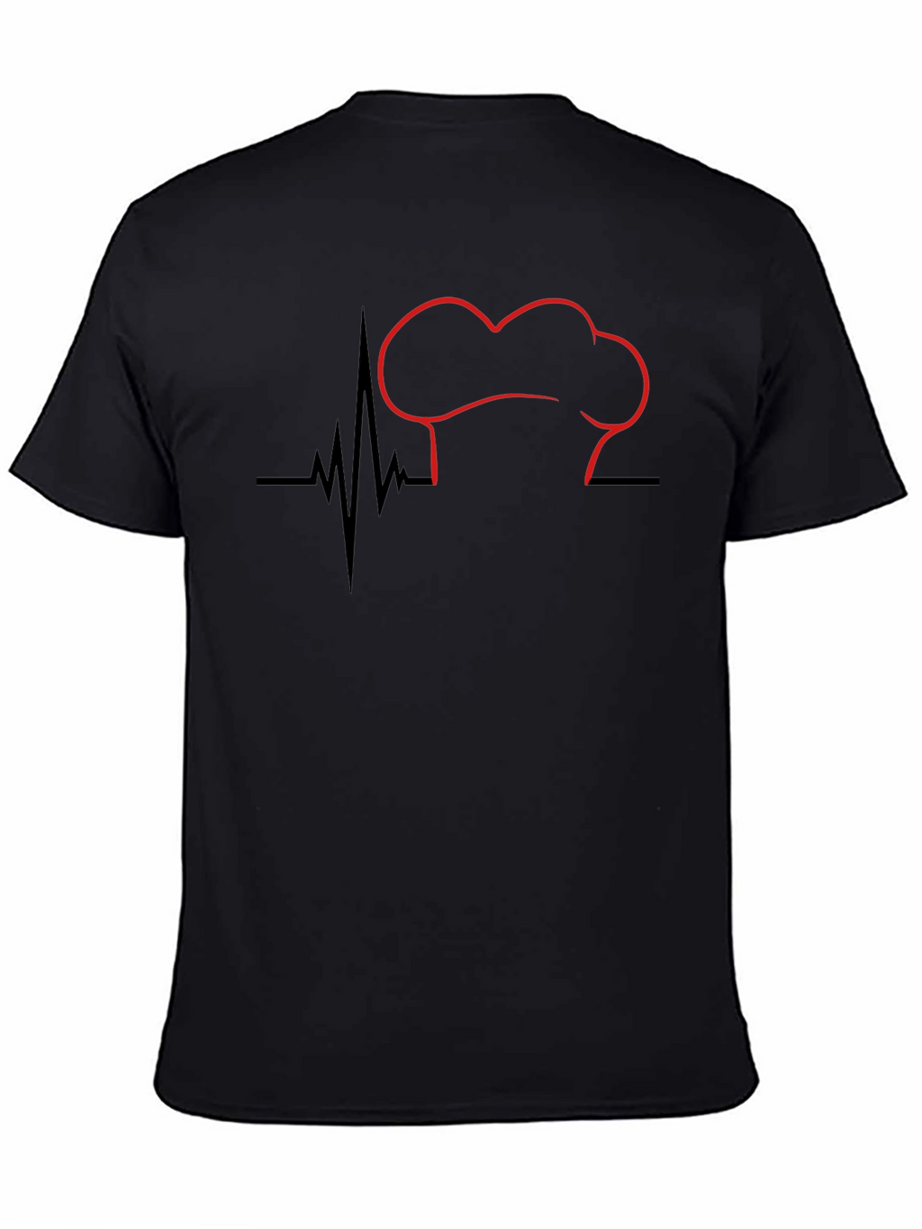 Chefs Heartbeat Graphic Tee - Black