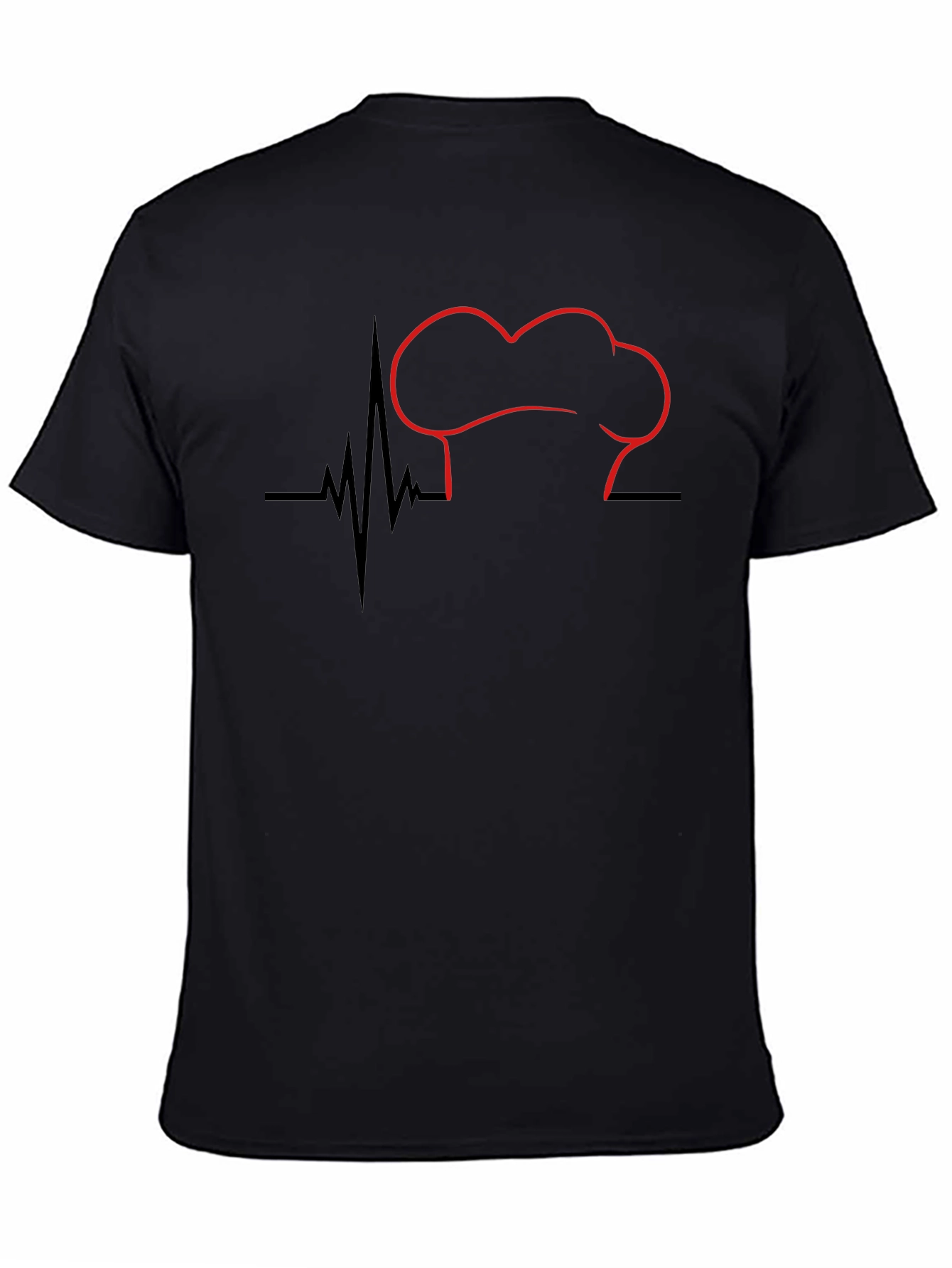 Chefs Heartbeat Graphic Tee - Black