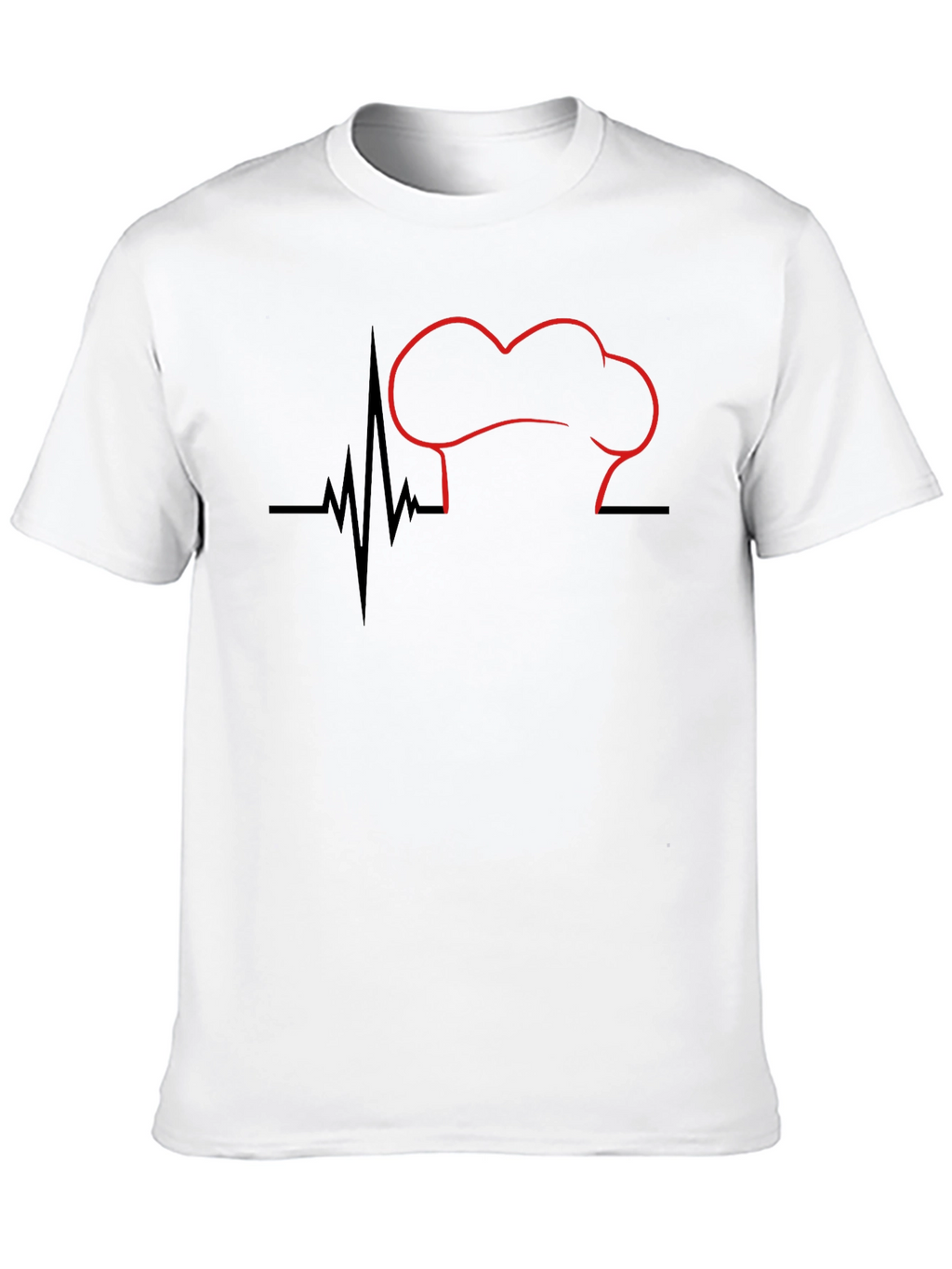 Chefs Heartbeat Graphic Tee - Black
