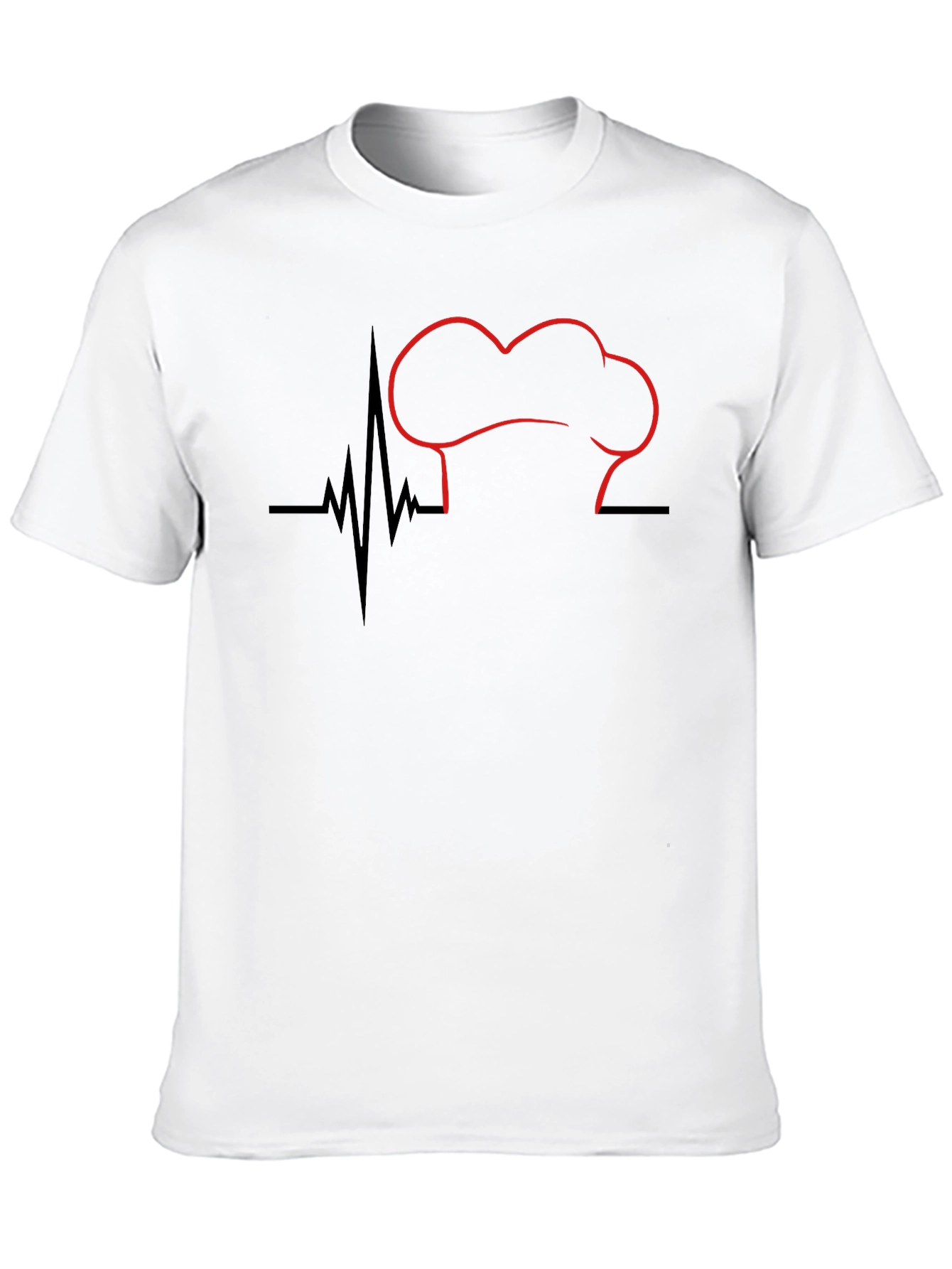 Chefs Heartbeat Graphic Tee - Black
