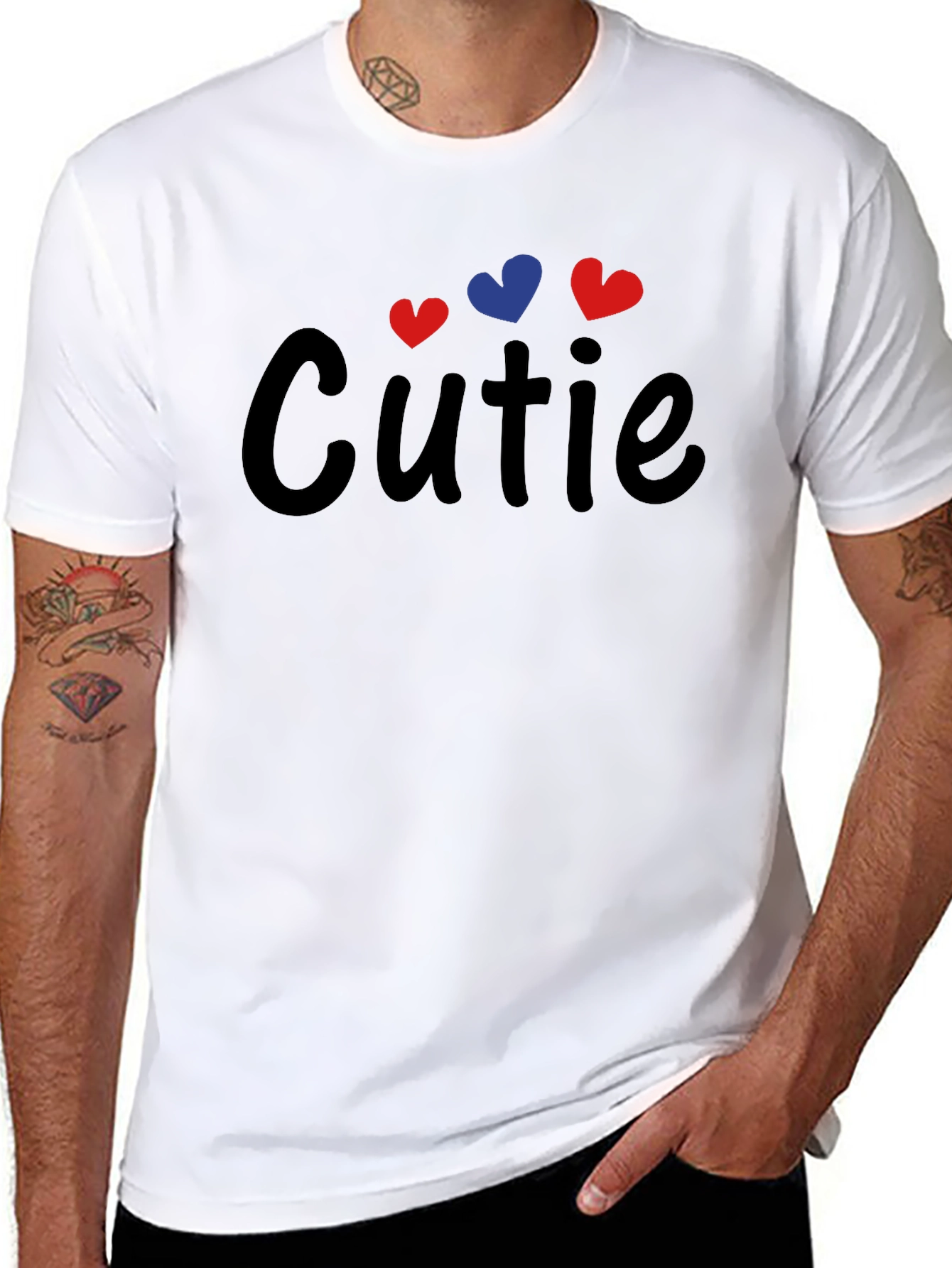 Cutie Graphic Tee - Soft Cotton Casual Shirt