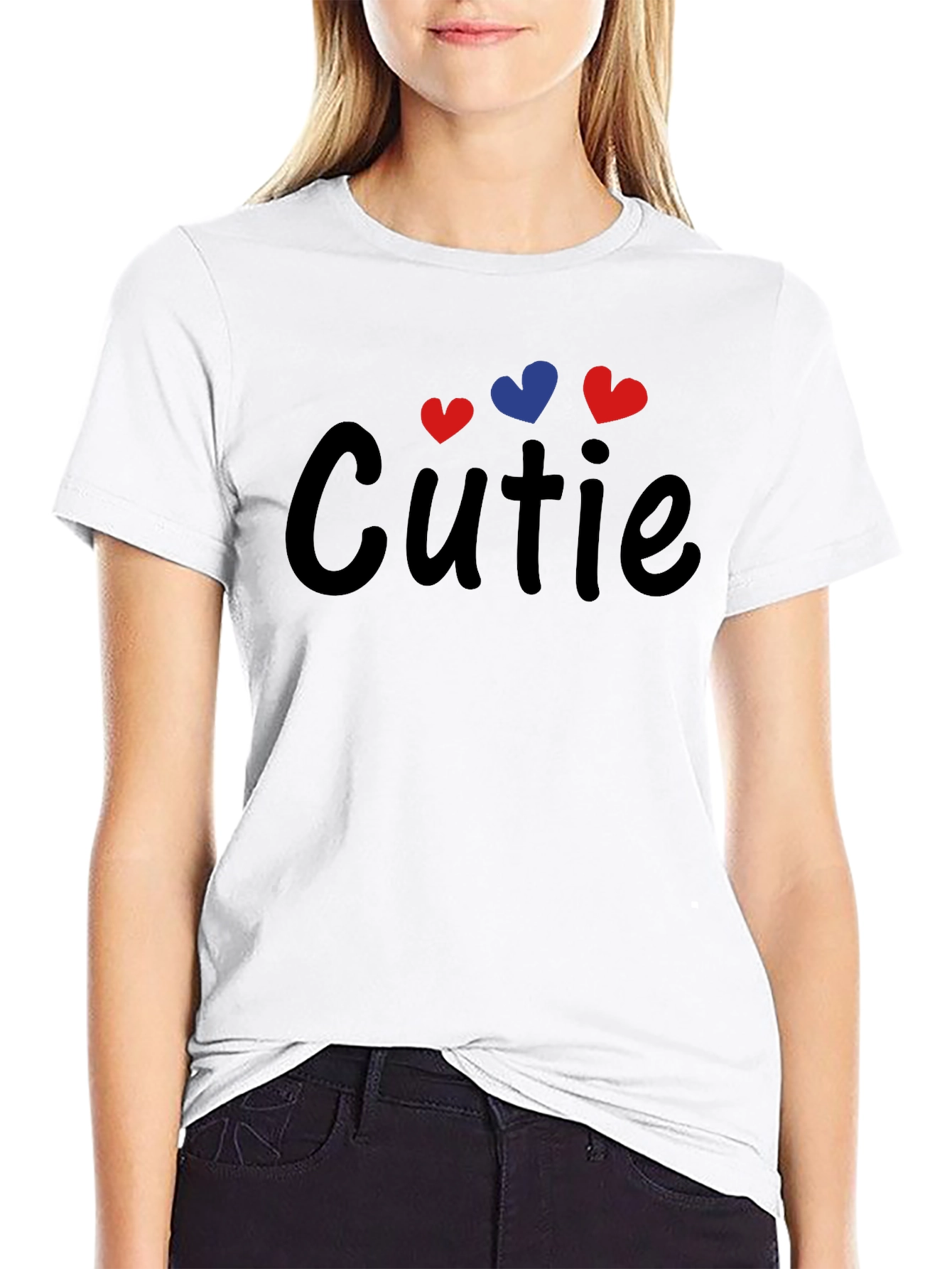 Cutie Graphic Tee - Soft Cotton Casual Shirt