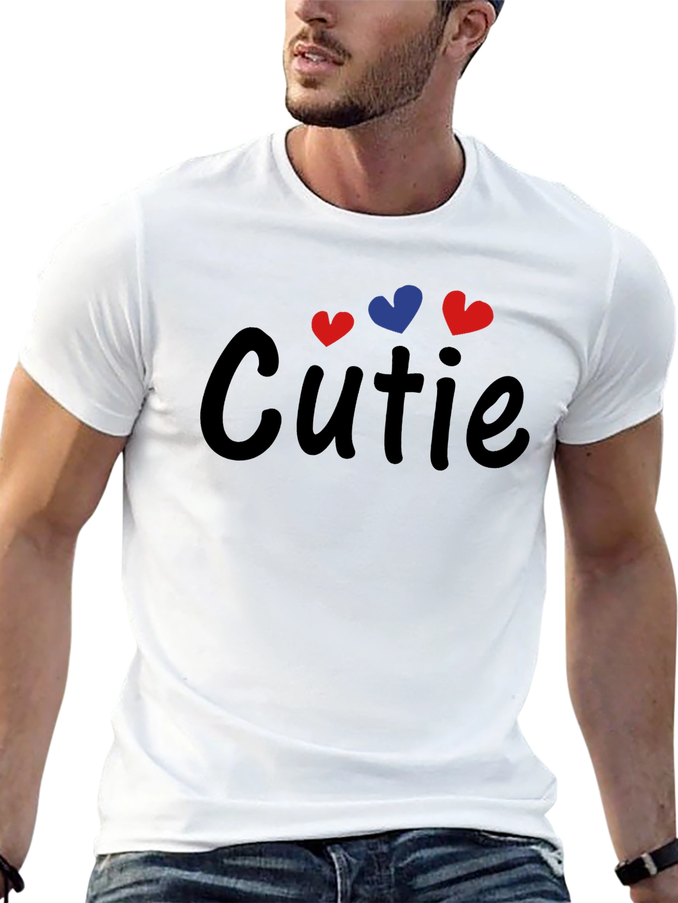 Cutie Graphic Tee - Soft Cotton Casual Shirt