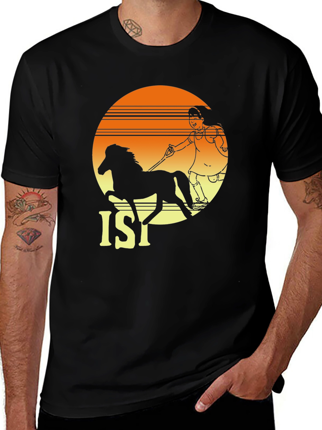 Retro Horse Ride Graphic Tee