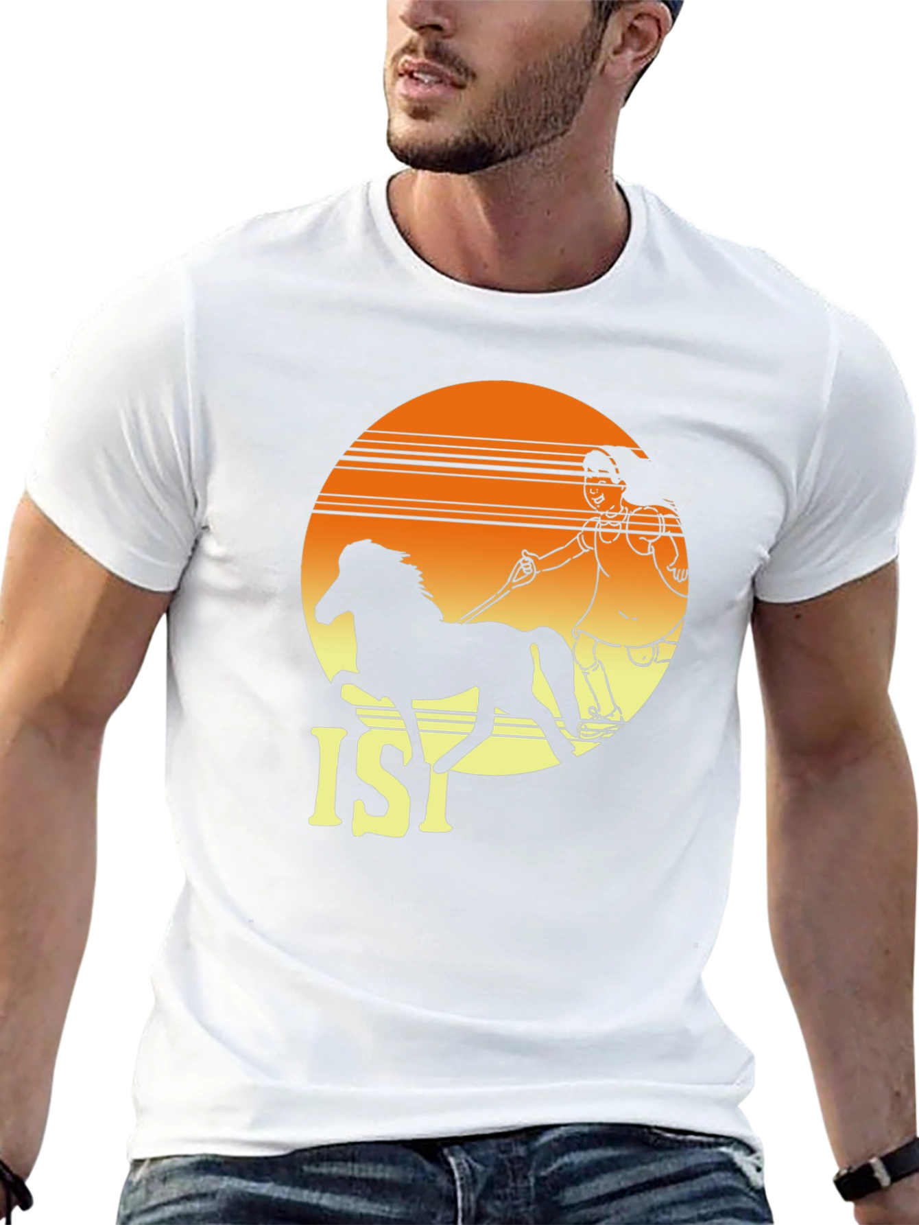 Retro Horse Ride Graphic Tee