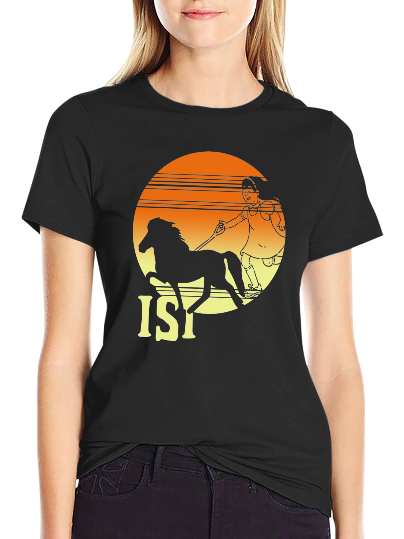 Retro Horse Ride Graphic Tee