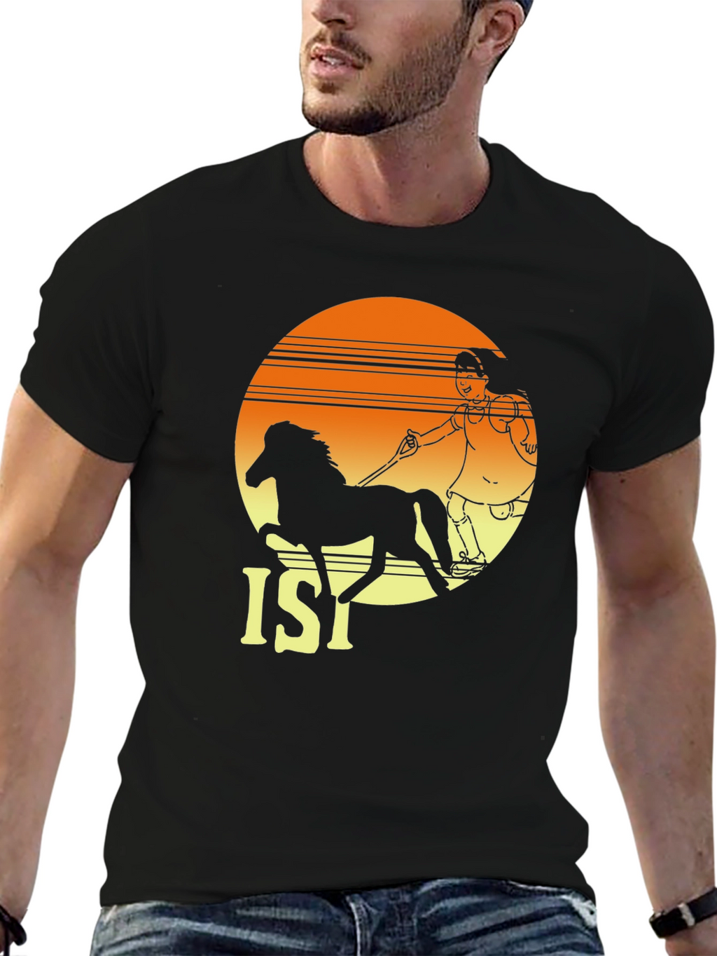 Retro Horse Ride Graphic Tee